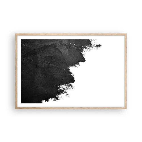 Poster in einem Rahmen aus heller Eiche - Elemente: Erde - 91x61 cm