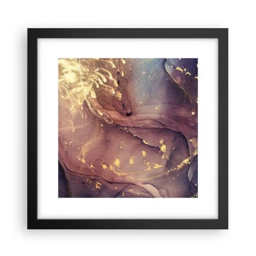 Poster in einem schwarzem Rahmen - Materie und Geist - 30x30 cm