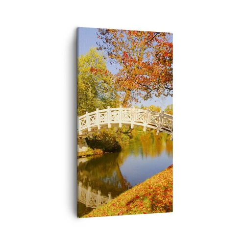 Bild auf Leinwand - Leinwandbild - Auf der weißen Seufzerbrücke - 45x80 cm