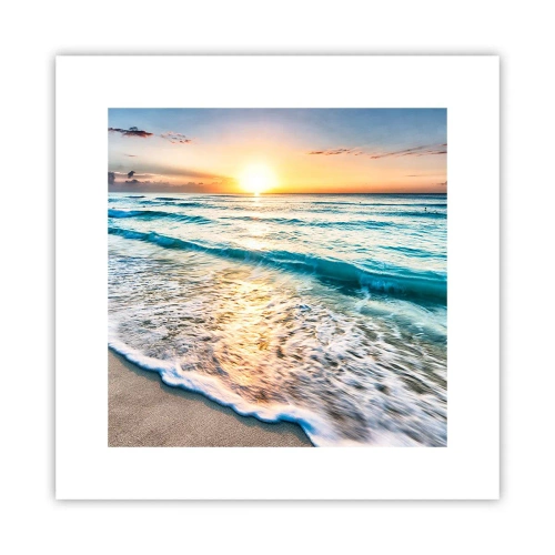Poster - Ein Blick lohnt sich - 30x30 cm