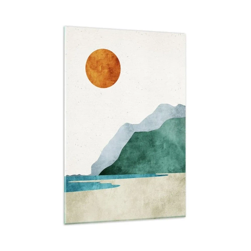 Glasbild - Bild auf glas - Landschaft, wie sie sein sollte - 80x120 cm