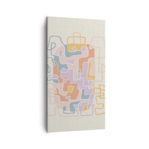 Bild auf Leinwand - Leinwandbild - Labyrinth – ein freudiges Abenteuer - 45x80 cm