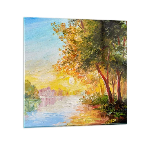 Glasbild - Bild auf glas - Et in Arcadia ego - 50x50 cm