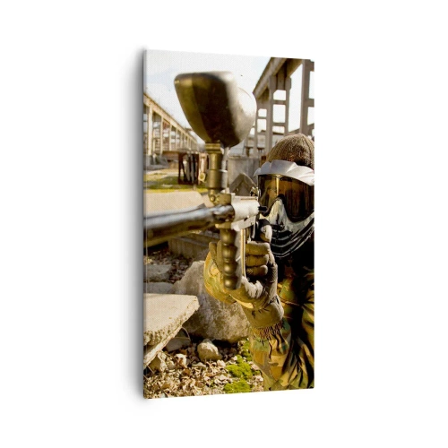 Bild auf Leinwand - Leinwandbild - Auch du kannst ein Held werden - 55x100 cm