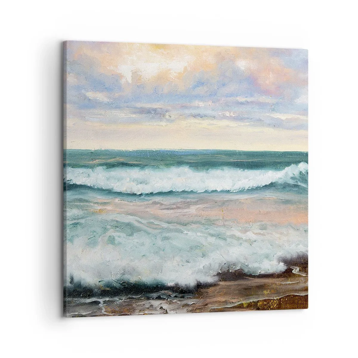 Bild auf Leinwand - Leinwandbild - Hier werden Sie Ihre Seele baumeln lassen - 50x50 cm