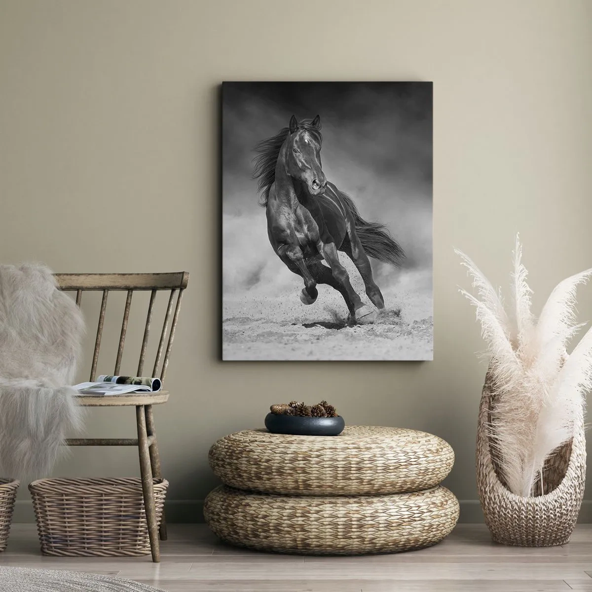 Bild auf Leinwand - Leinwandbild - Würdig des Emirs selbst - 55x100 cm