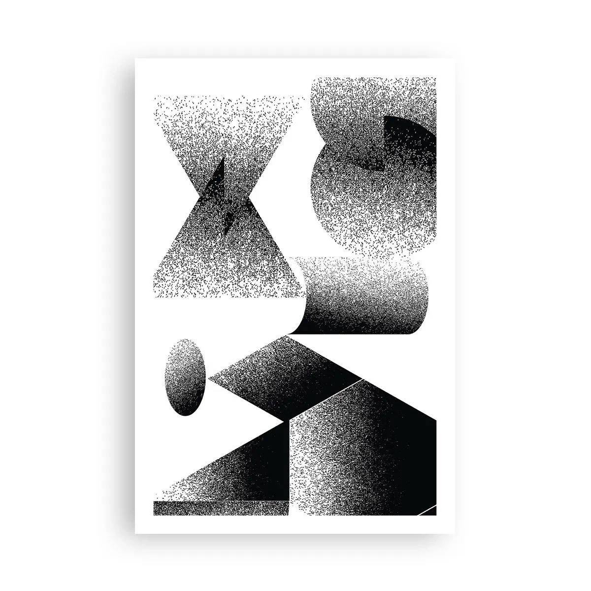 Poster - Winkel und Ovale - 61x91 cm