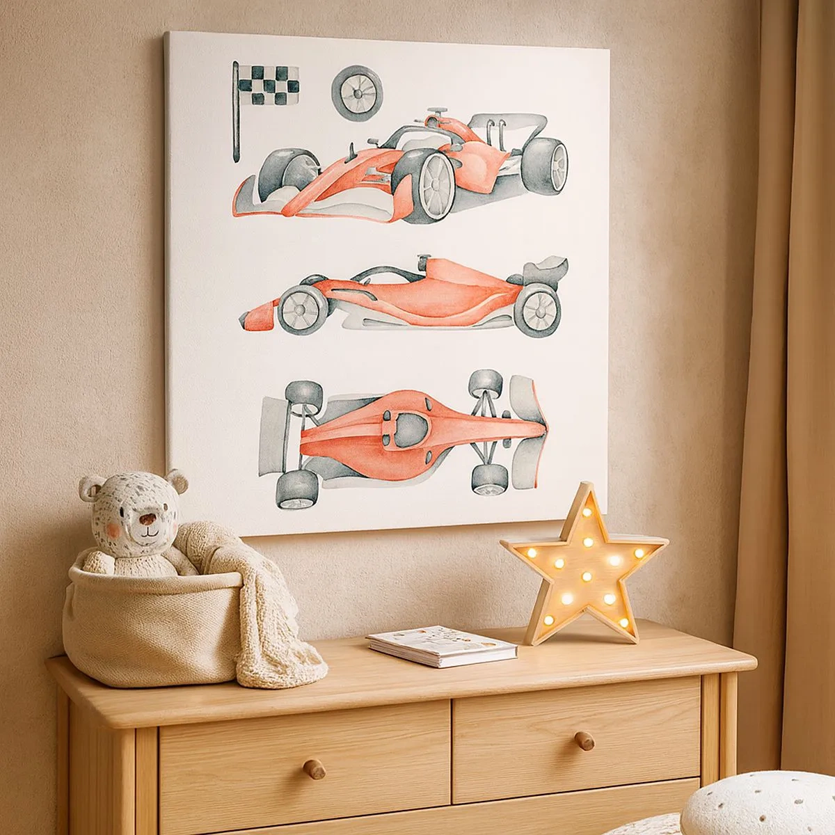 Bild auf Leinwand - Leinwandbild - Dem Traum folgen - 30x30 cm