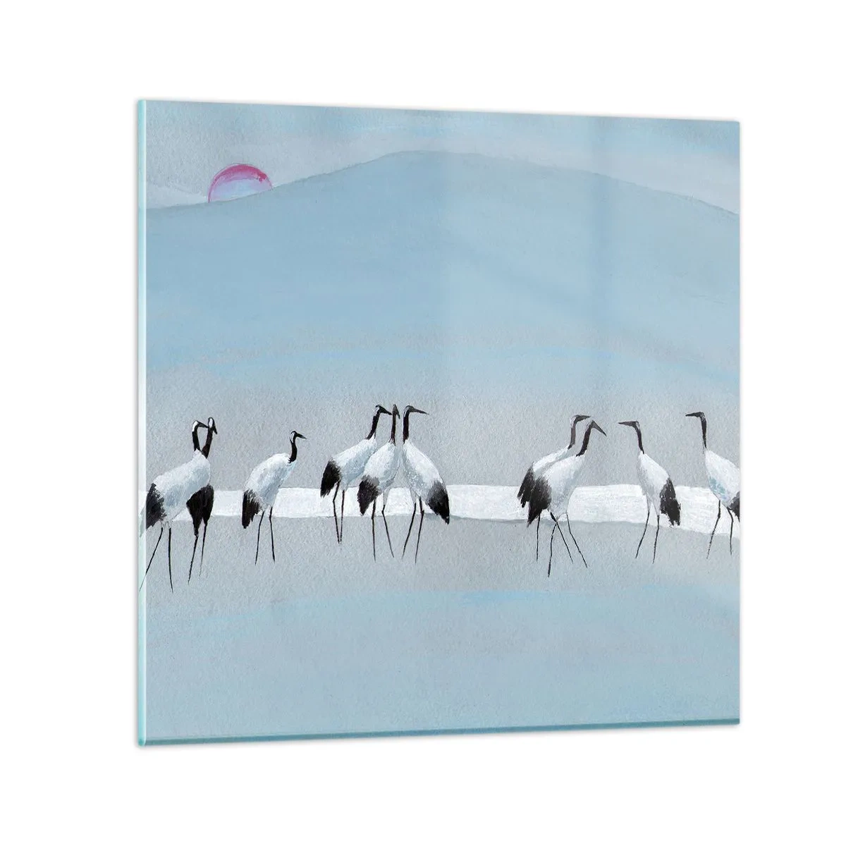 Glasbild - Bild auf glas - Nach einem heißen Tag - 70x70 cm