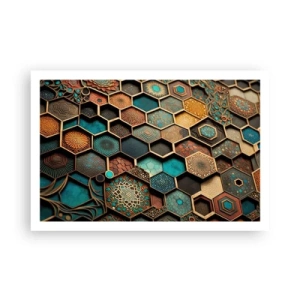 Poster - Arabische Ornamente – Variation - 91x61 cm