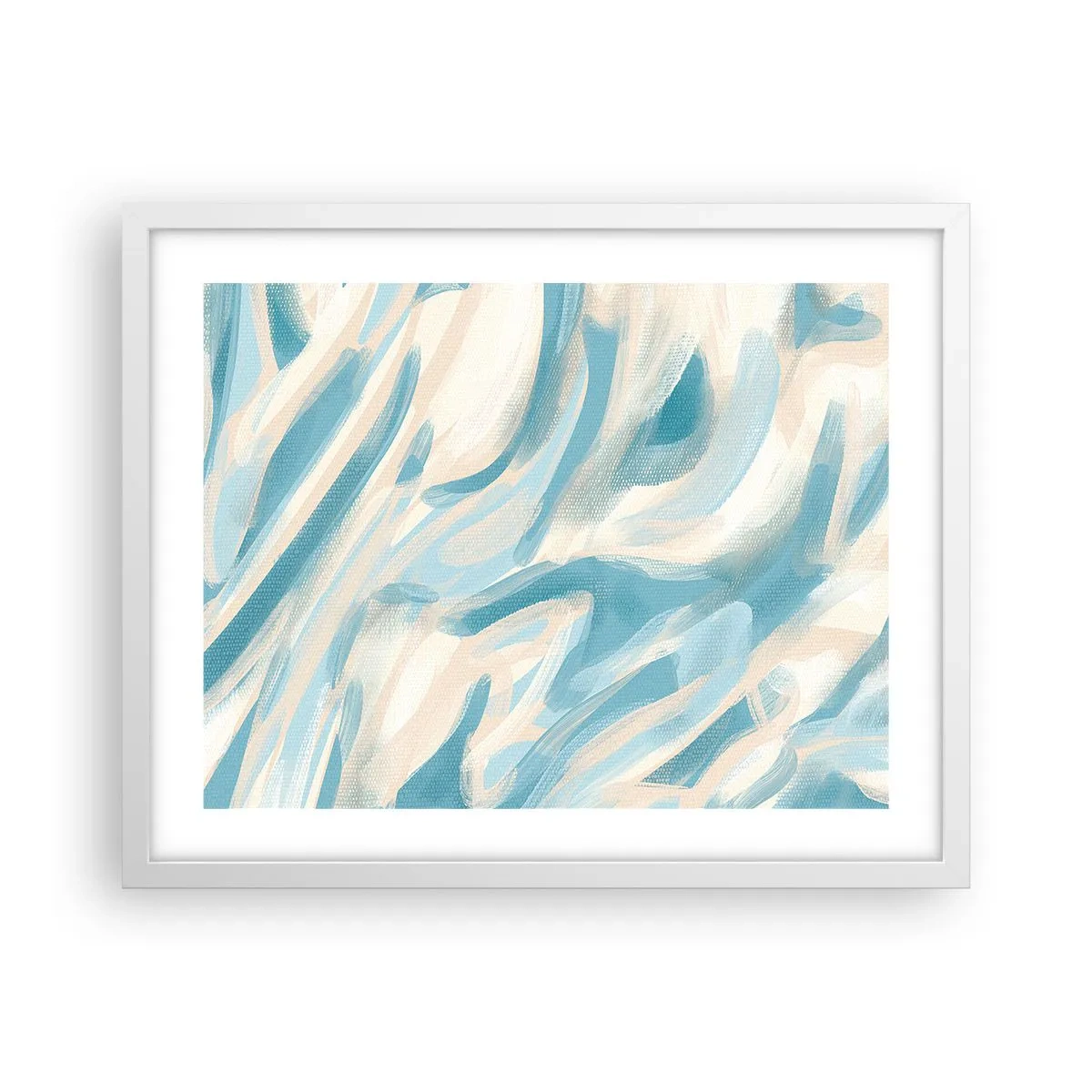 Poster in einem weißen Rahmen - Frühlingsbrisen - 50x40 cm