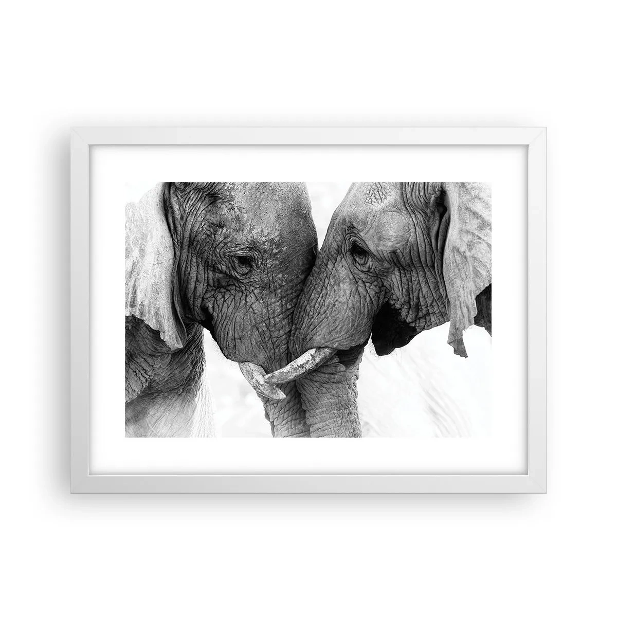 Poster in einem weißen Rahmen - Herzliches Geständnis - 40x30 cm