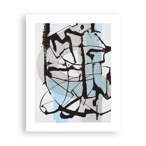 Poster - Trotzdem blau - 40x50 cm