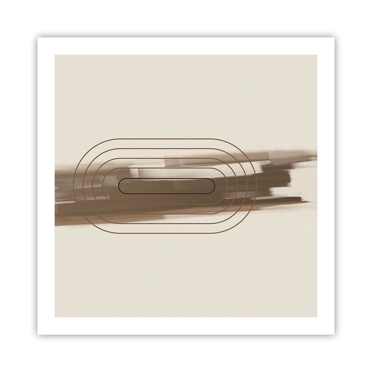 Poster - Ein Hauch von Grau - 60x60 cm