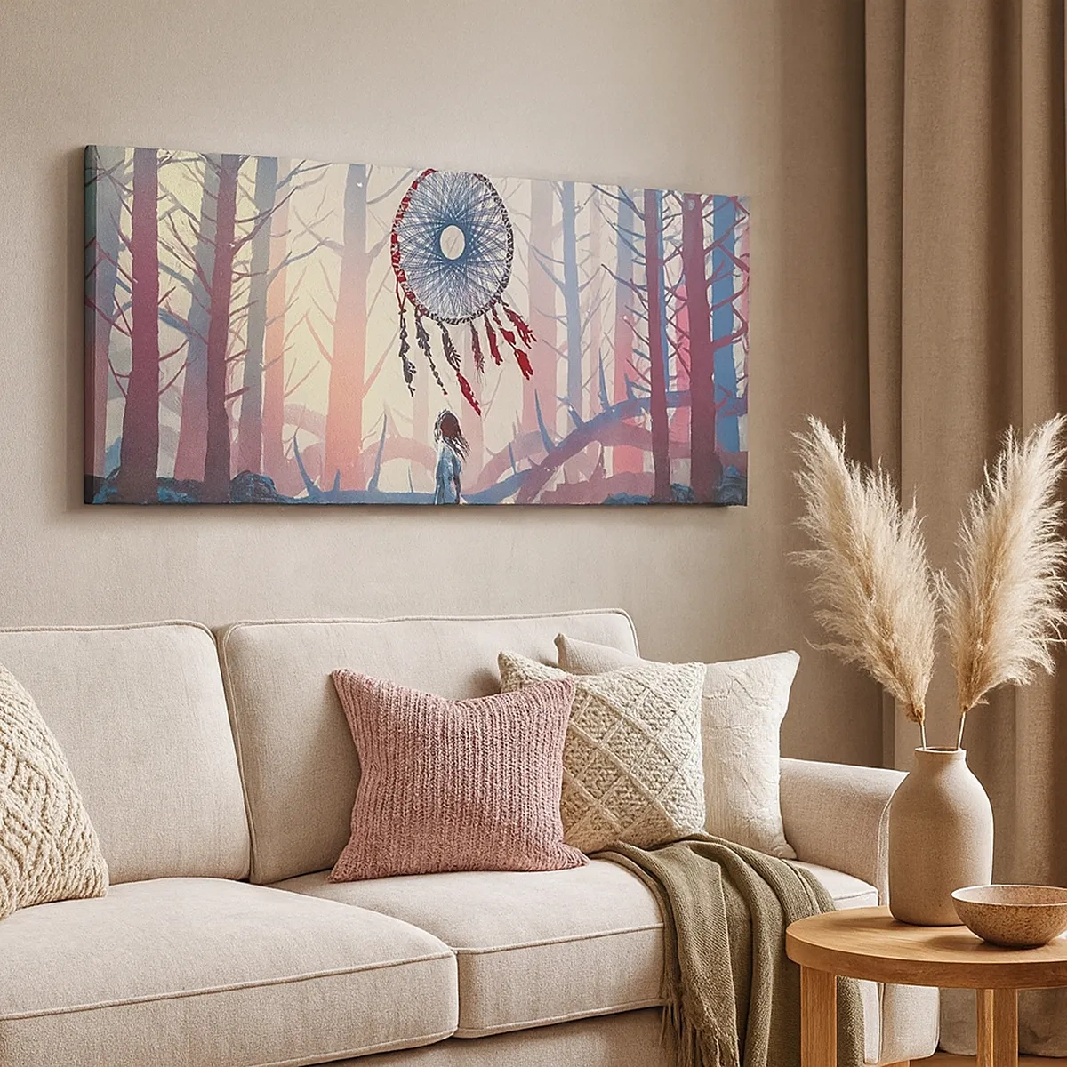 Bild auf Leinwand - Leinwandbild - Geheimes Glücksritual - 30x30 cm