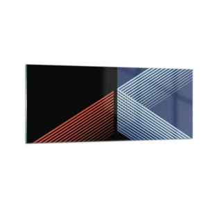 Glasbild - Bild auf glas - Eine einfache Geschichte - 100x40 cm