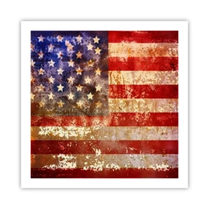 Poster - Ruhm verblasst nicht - 60x60 cm