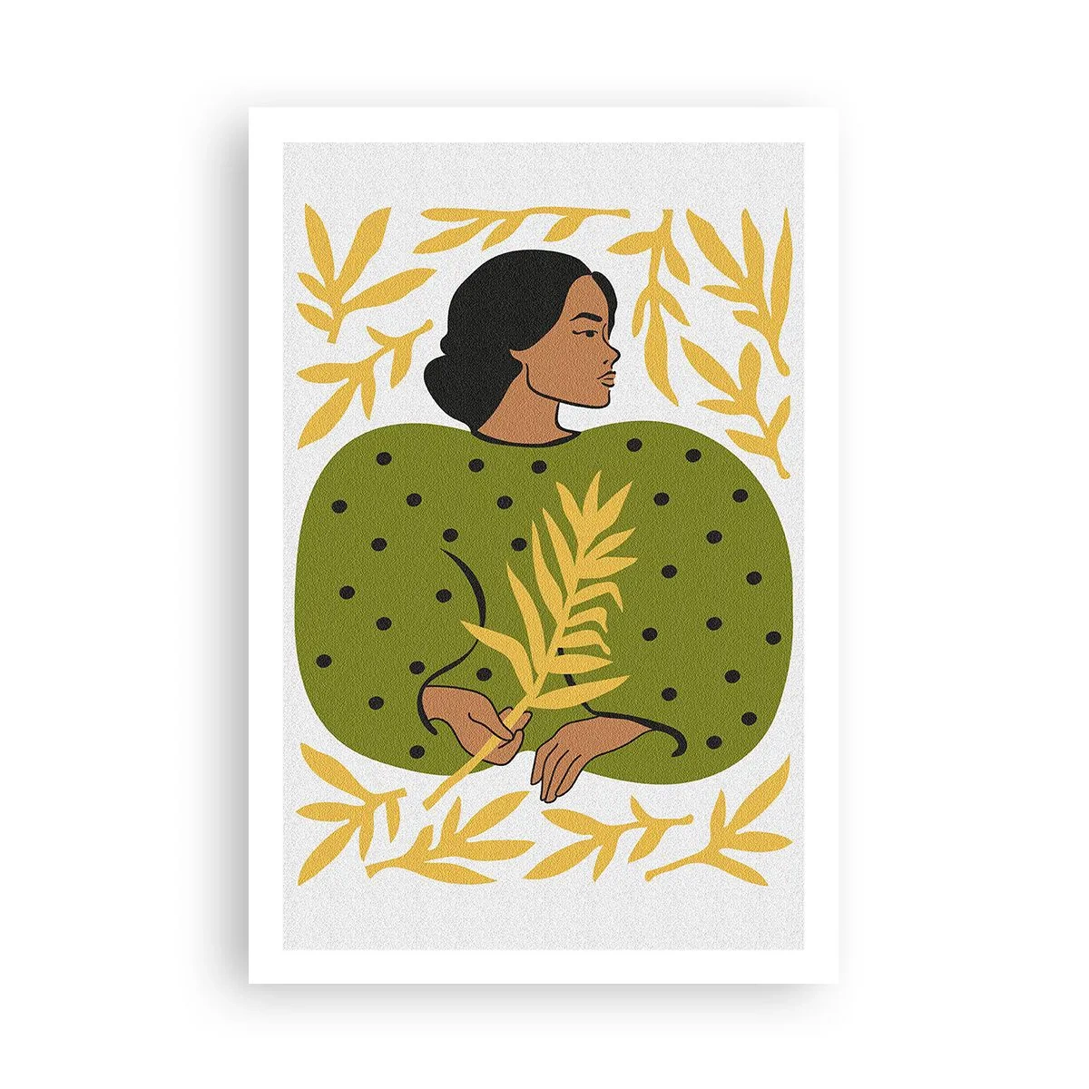 Poster - Hawaiianisches Mädchen - 61x91 cm