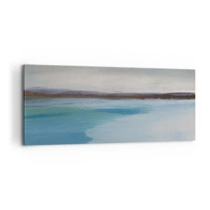 Bild auf Leinwand - Leinwandbild - Horizontale Landschaft - 100x40 cm