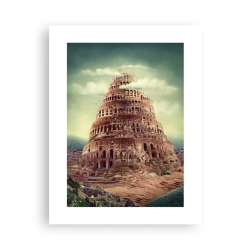 Poster - Turm von Babylon - 30x40 cm