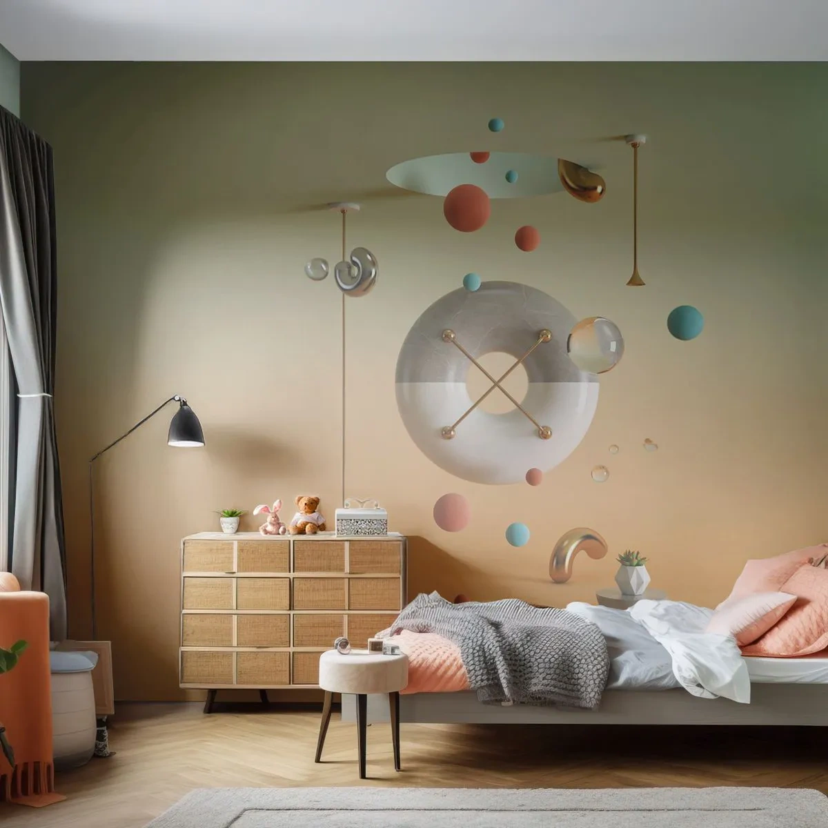 Fototapete Premium Canvas - Alles kann passieren - Abstraktion, Surrealismus, 3D - 350x256 cm