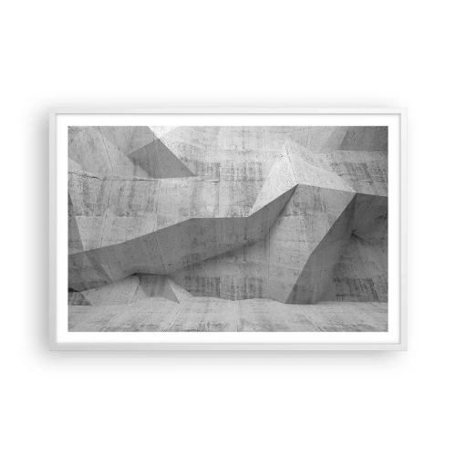 Poster in einem weißen Rahmen - Eine echte Herausforderung - 91x61 cm