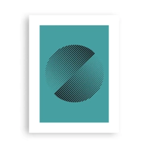 Poster - Kreis – eine geometrische Variante - 30x40 cm