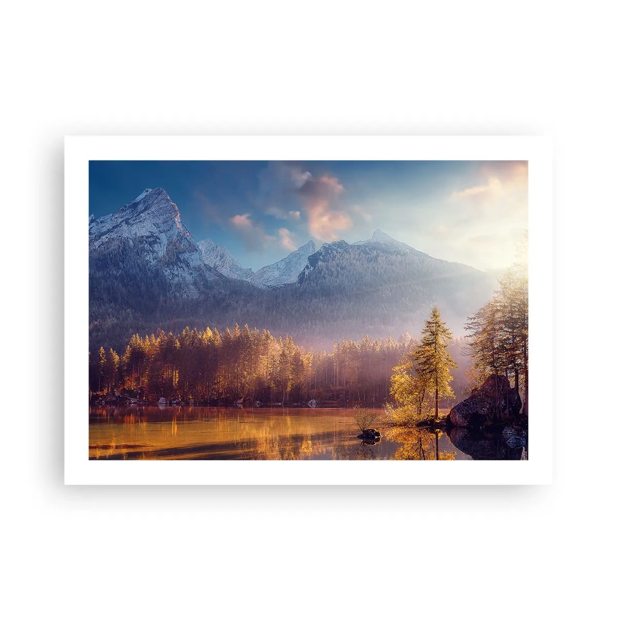 Poster - In den Bergen und Tälern - 70x50 cm