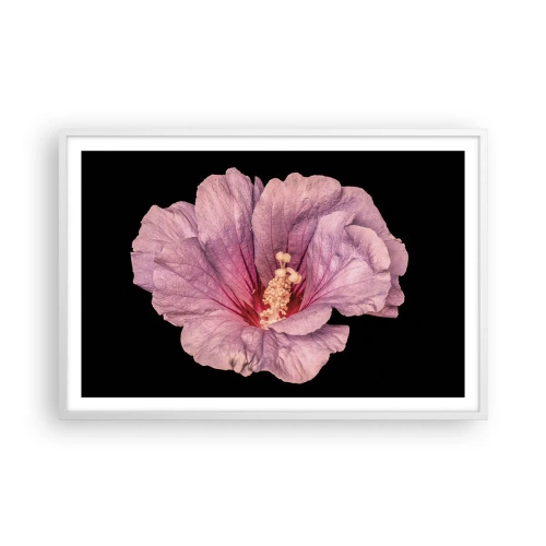 Poster in einem weißen Rahmen - Direkt ins Herz - 91x61 cm