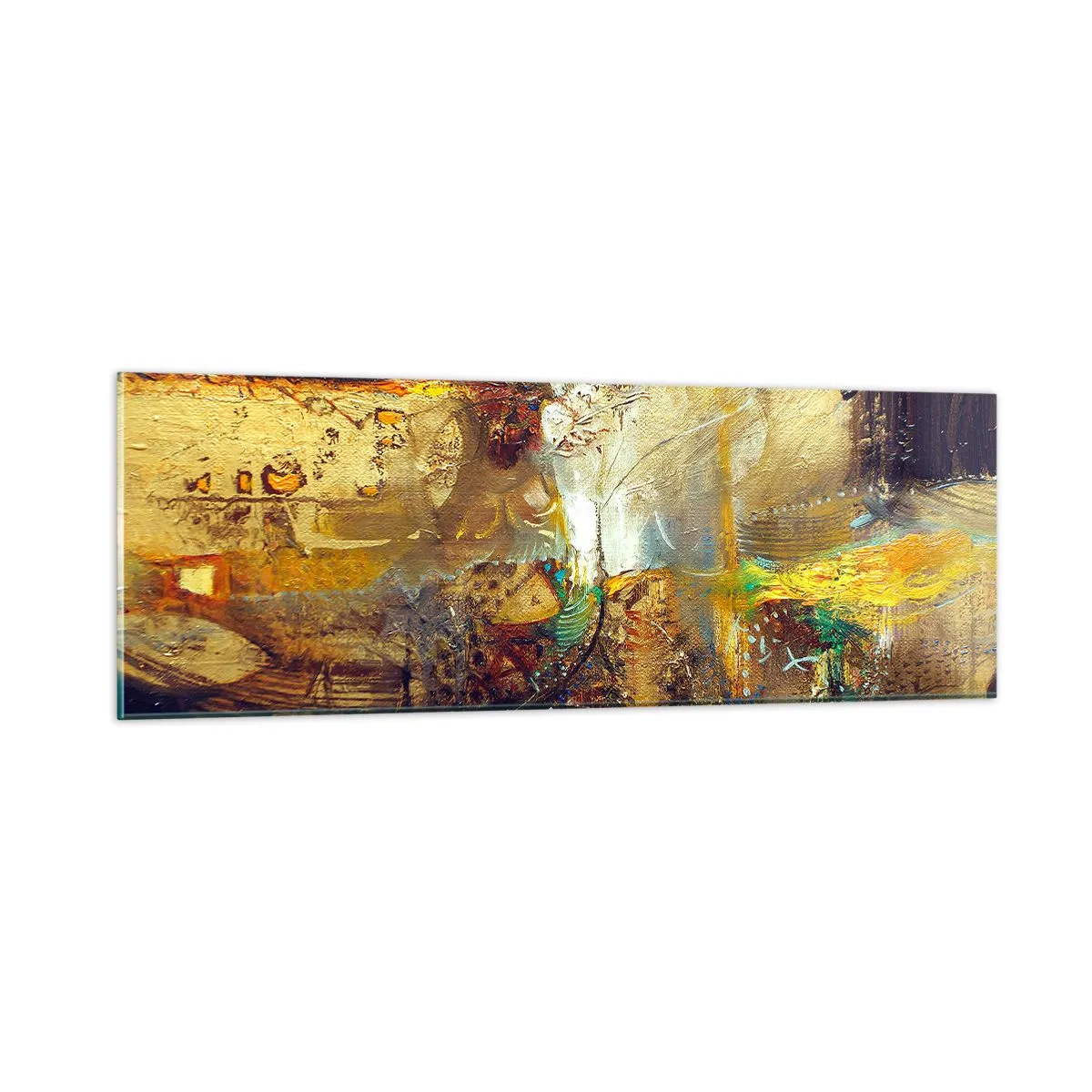 Glasbild - Bild auf glas - Kalt, wärmer, heiß - 90x30 cm