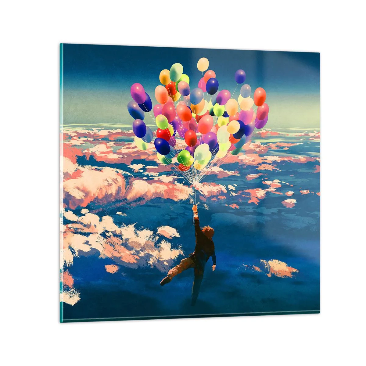 Glasbild - Bild auf glas - Ein Kindheitstraum wird wahr - 70x70 cm