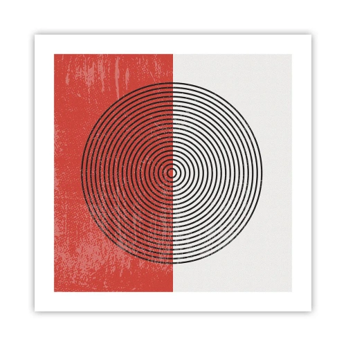 Poster - Auf den Punkt gebracht - 50x50 cm