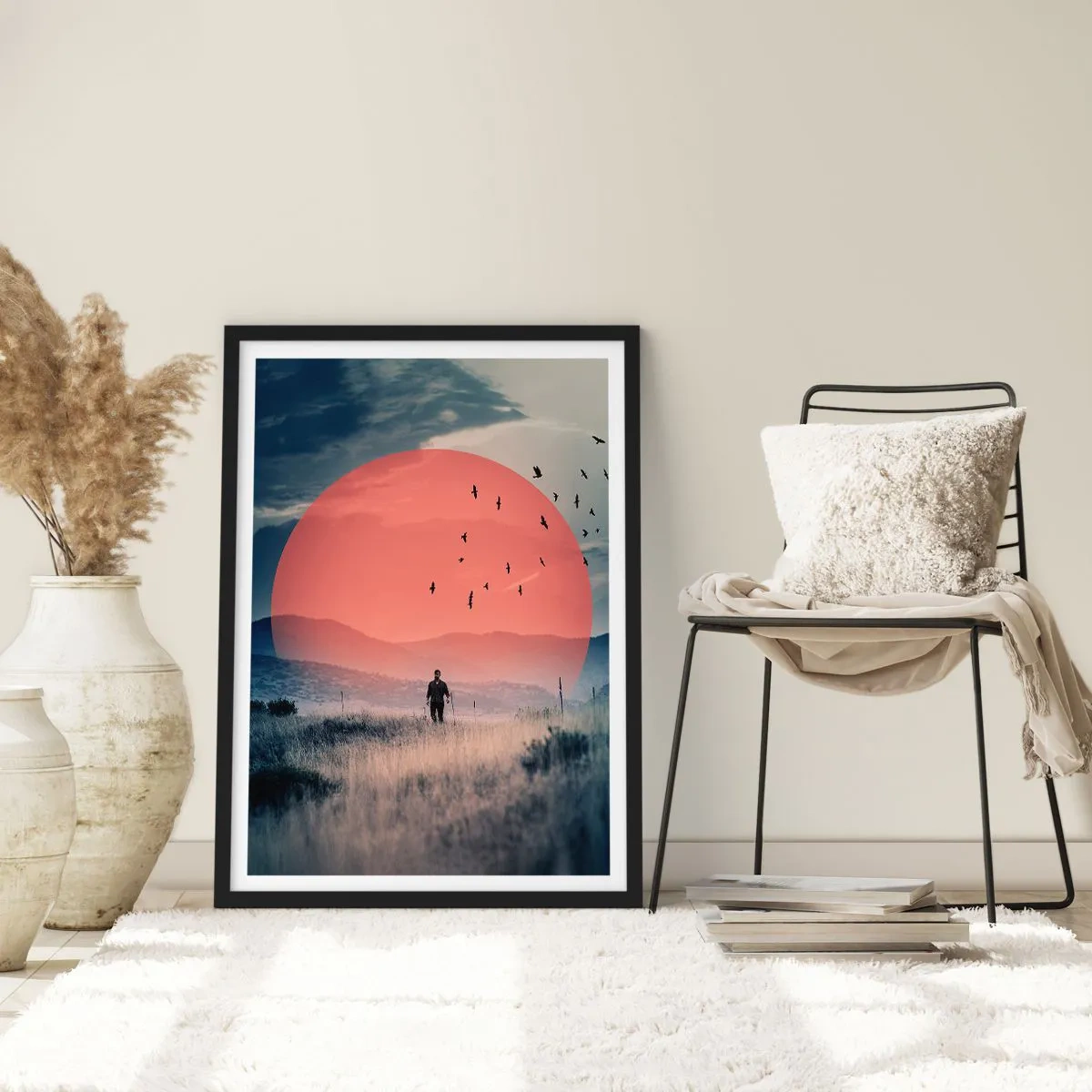 Poster in einem schwarzem Rahmen - In eigenen Elementen - 61x91 cm