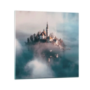 Glasbild - Bild auf glas - Trauminsel - 30x30 cm