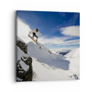 Bild auf Leinwand - Leinwandbild - Freiheit ohne Grenzen - 40x40 cm