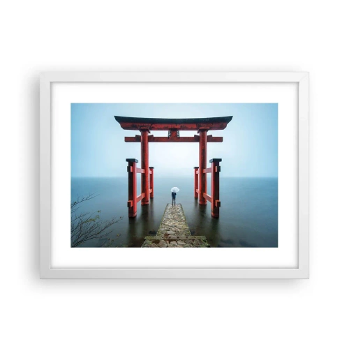 Poster in einem weißen Rahmen - Japanische Träumerei - 40x30 cm