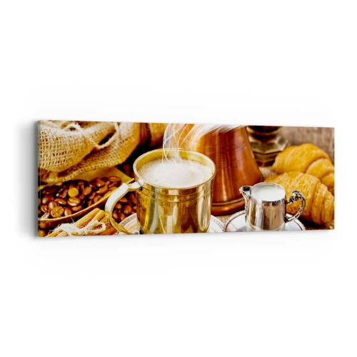 Bild auf Leinwand - Leinwandbild - Schönen Tag noch! - 90x30 cm