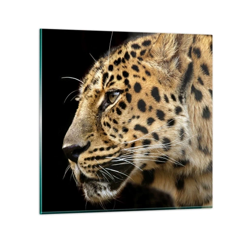 Glasbild - Bild auf glas - Ruhig, fokussiert, bereit - 30x30 cm