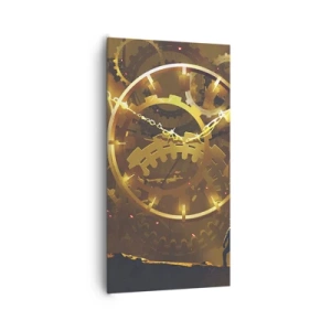 Bild auf Leinwand - Leinwandbild - An der Quelle der Zeit - 65x120 cm