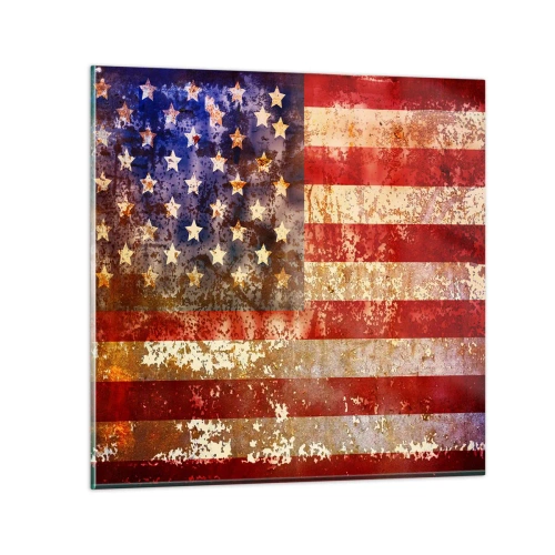 Glasbild - Bild auf glas - Ruhm verblasst nicht - 30x30 cm