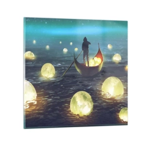 Glasbild - Bild auf glas - Dinge, von denen Philosophen nie geträumt haben - 40x40 cm