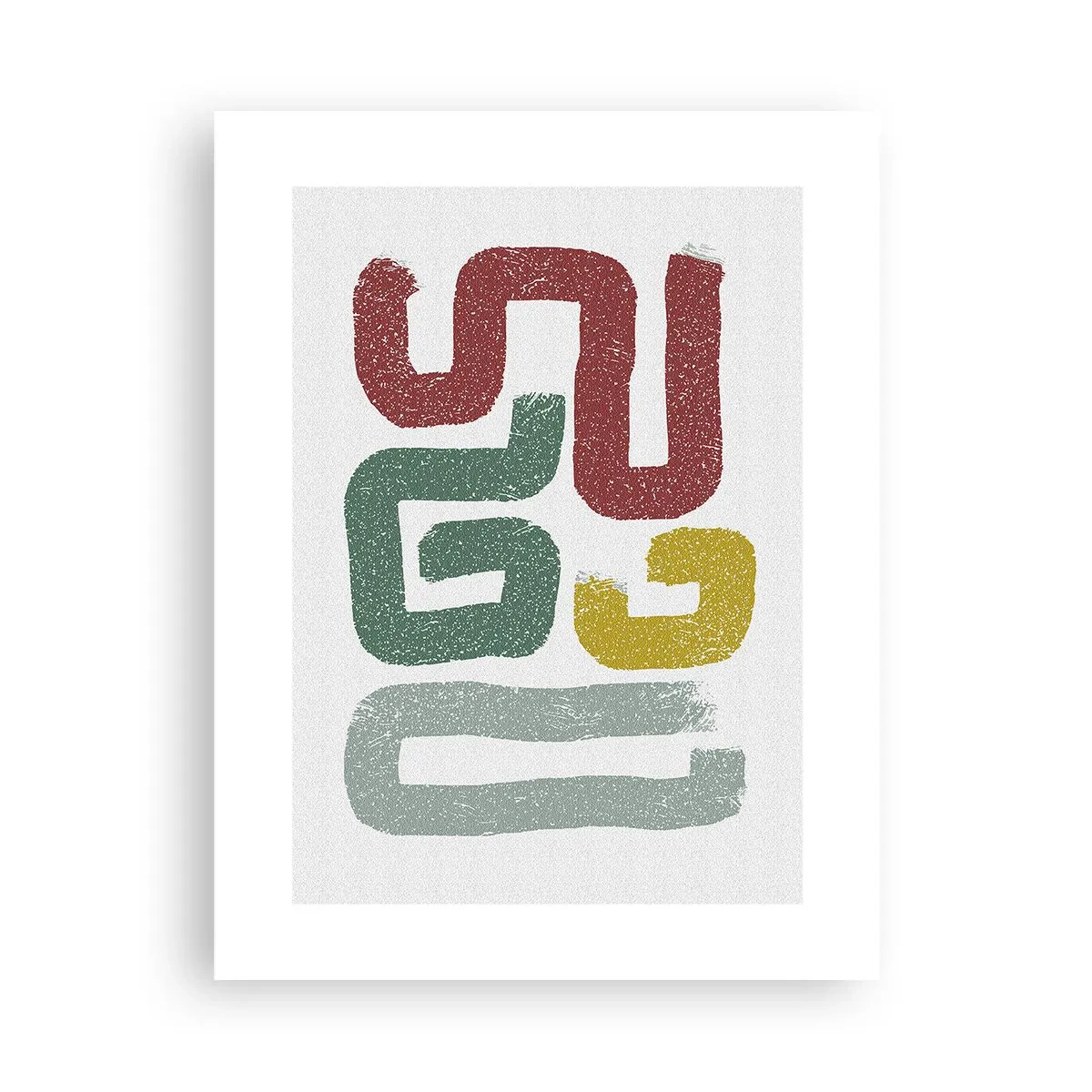 Poster - In einer unbekannten Sprache - 30x40 cm