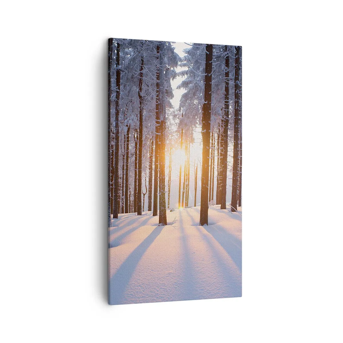 Bild auf Leinwand - Leinwandbild - Ganz klar schwarz auf weiß - 45x80 cm