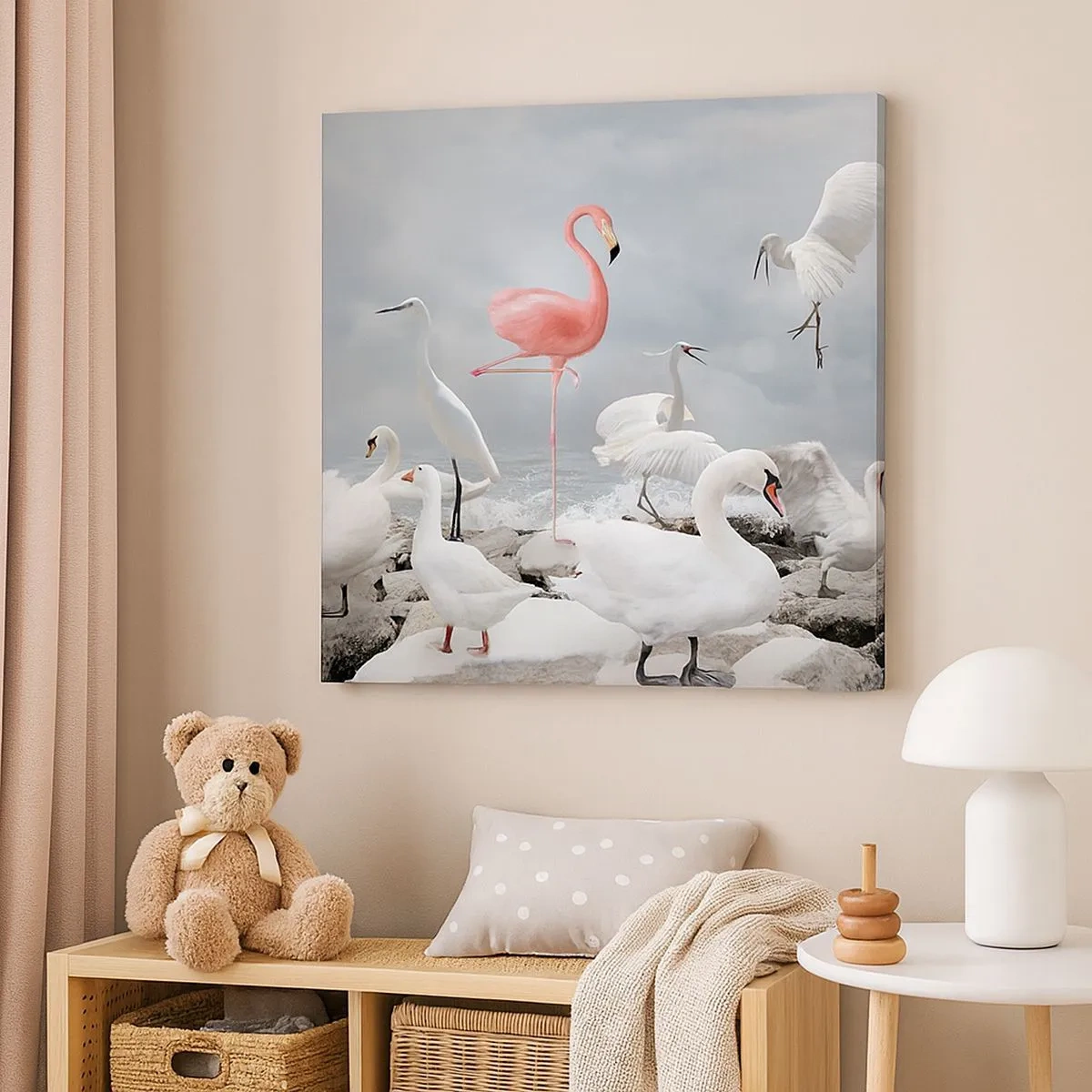 Bild auf Leinwand - Leinwandbild - Wie kam ich hier hin? - 30x30 cm