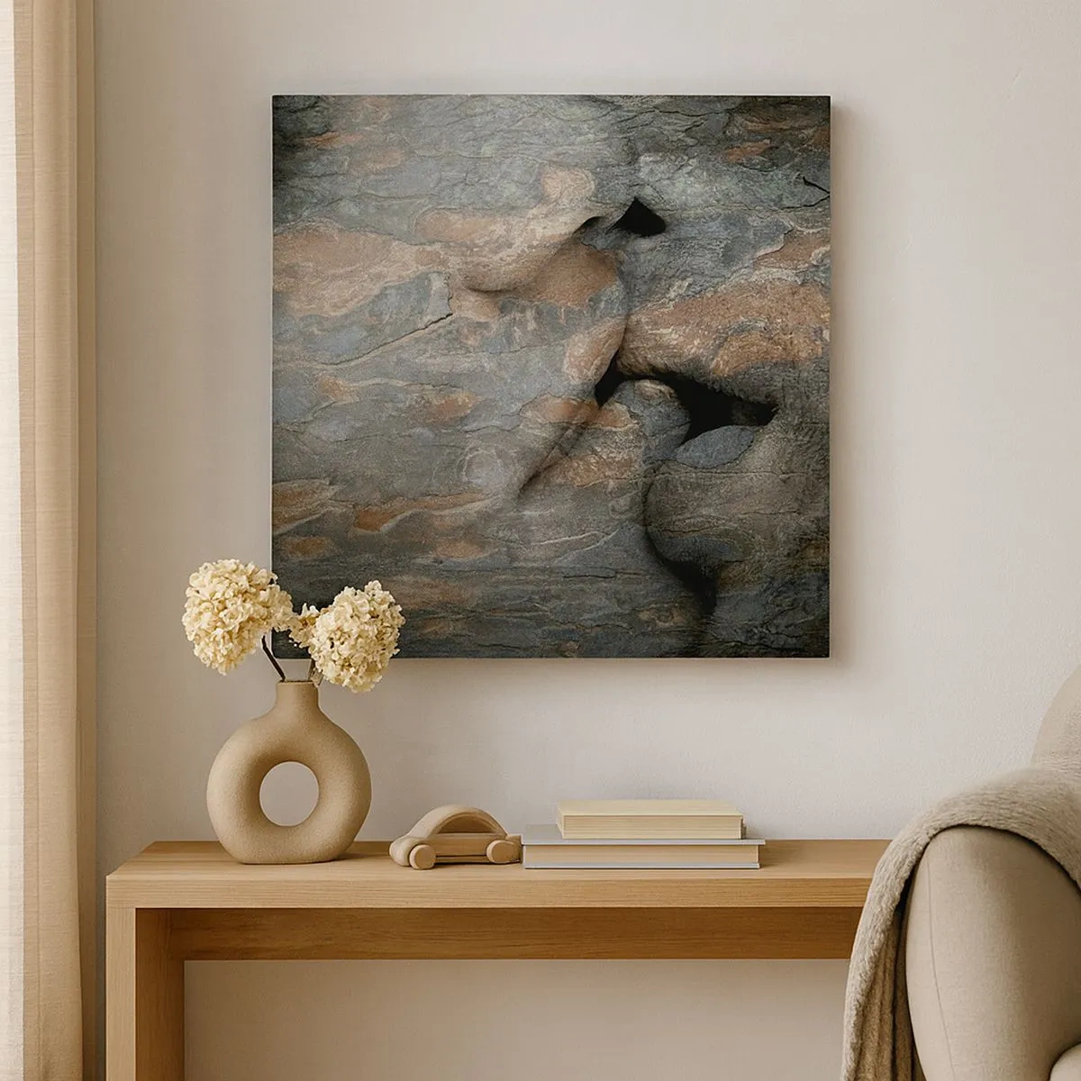 Bild auf Leinwand - Leinwandbild - Für immer zusammen - 30x30 cm