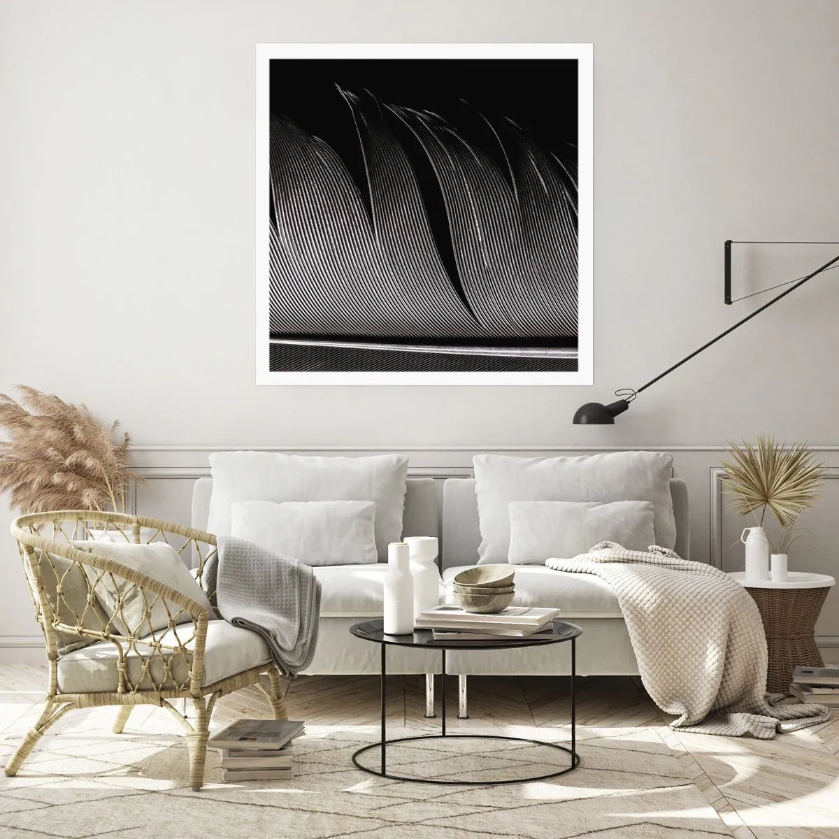 Poster - Stift – ein wunderbares Design - 60x60 cm