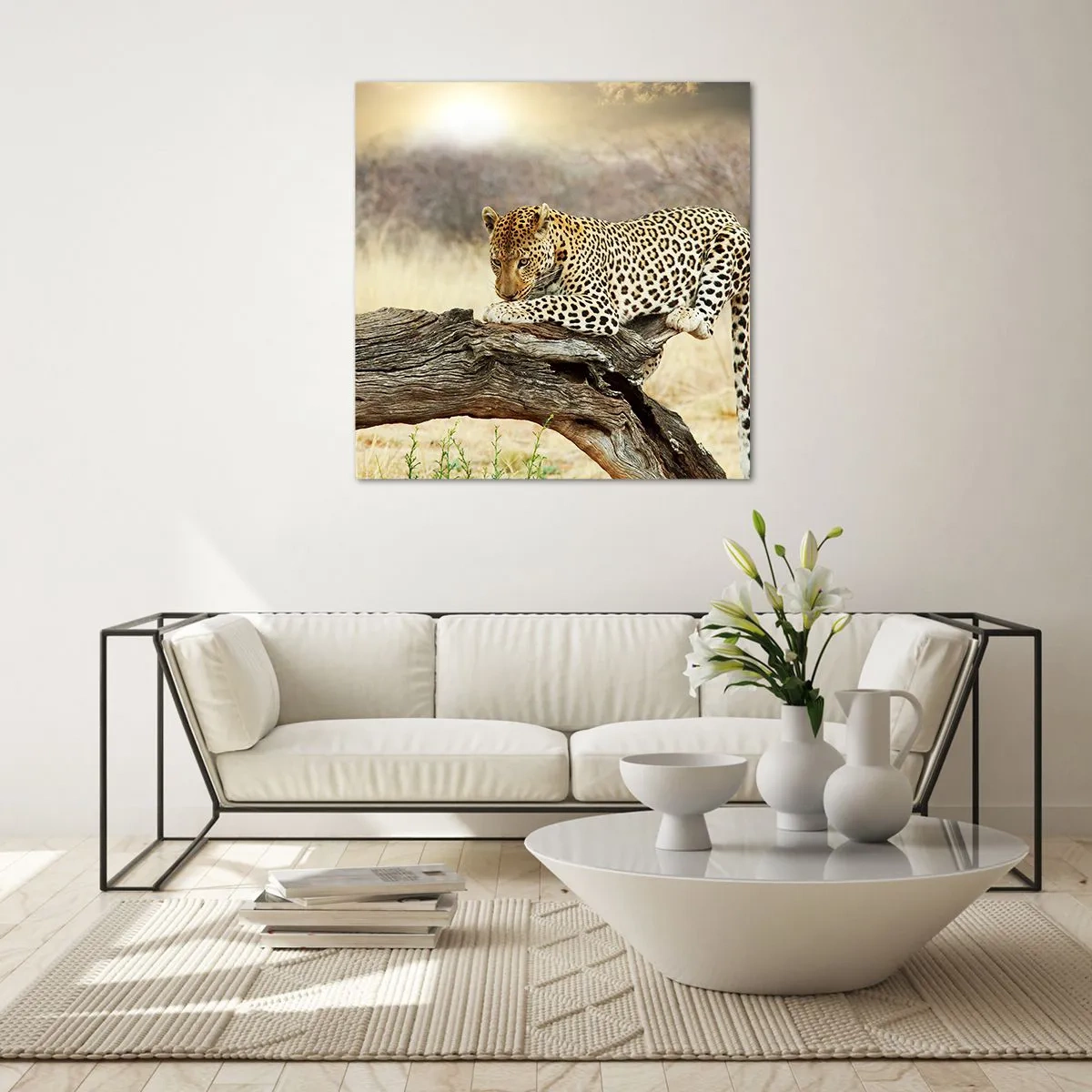 Glasbild - Bild auf glas - Ich gehe meine eigenen Wege - 50x50 cm