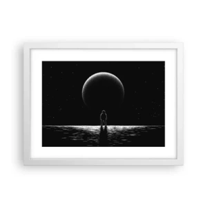 Poster in einem weißen Rahmen - Angesicht zu Angesicht - 40x30 cm