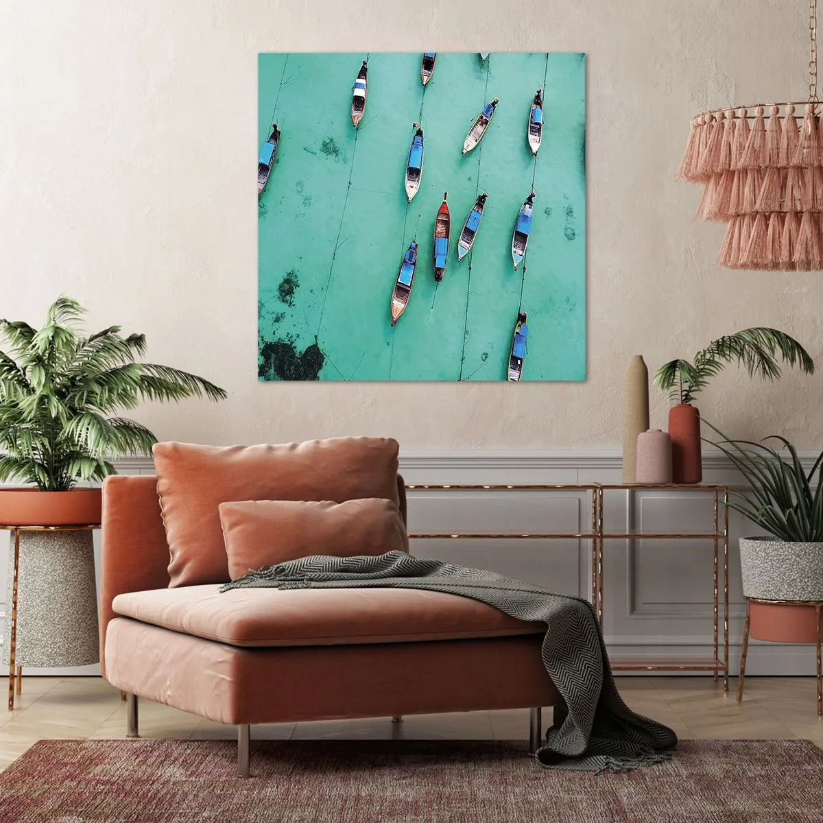 Bild auf Leinwand - Leinwandbild - In freudiger Erwartung - 40x40 cm