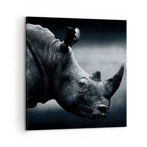 Bild auf Leinwand - Leinwandbild - Richtiges Profil - 60x60 cm